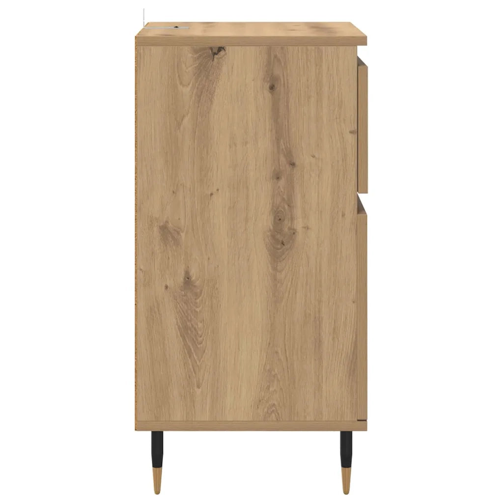 Credenza con Cassetto-Buffet-Armadio da cucina Rovere artigianale 40 x 35 x 70 cm 363425
