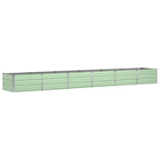 Fioriera moderna o da interno 480 x 80 x 45 cm design industriale versatile in acciaio verde 02_0059273