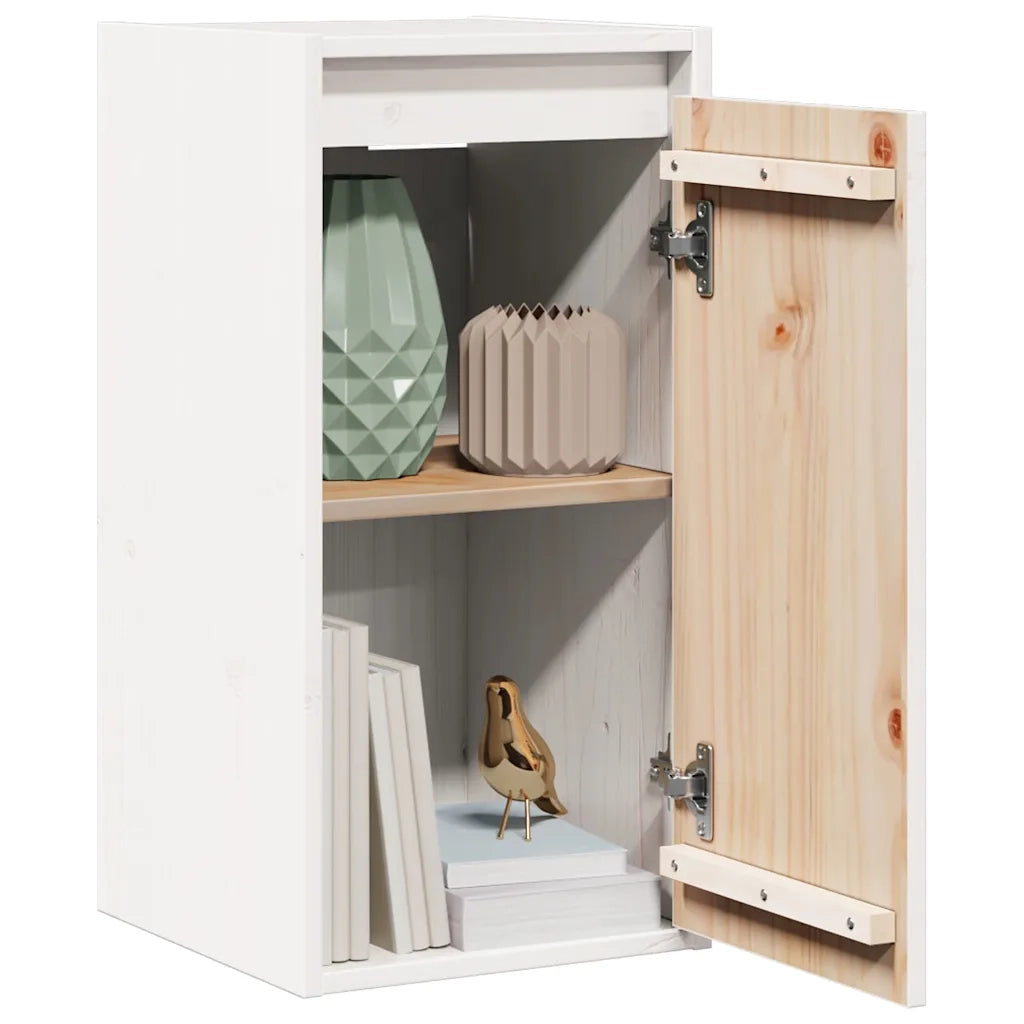 Pensili 2 pz Bianchi 30x30x60 cm in Legno Massello di Pino cod mxl 33035