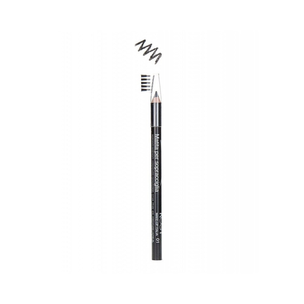 Trade Shop - Matita Per Sopracciglia Effetto Naturale Con Pettine Spazzolino Ciglia Make Up -