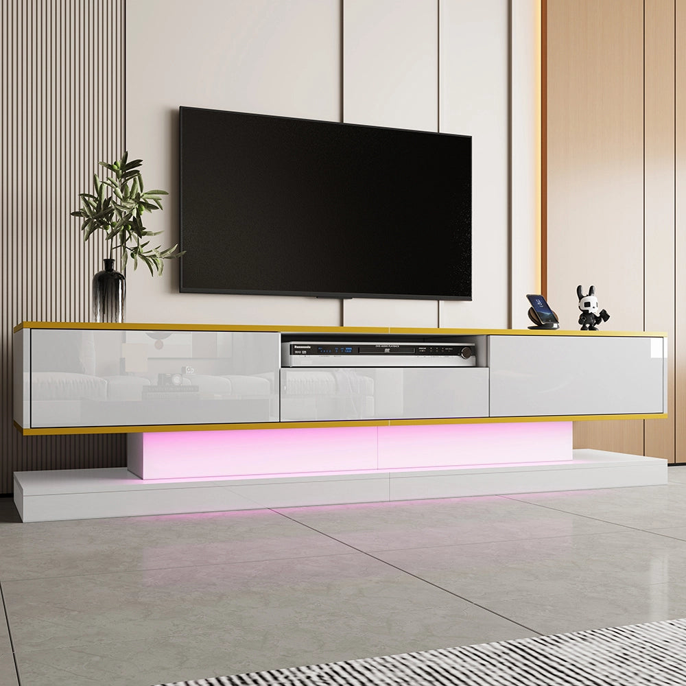 Mobile TV LED RGB - Xylo - 180x38x45cm 3 cassetti