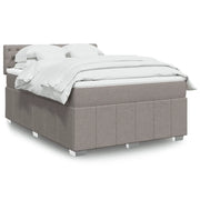 Giroletto a Molle con Materasso Tortora 140x190 cm in Tessuto 3287074