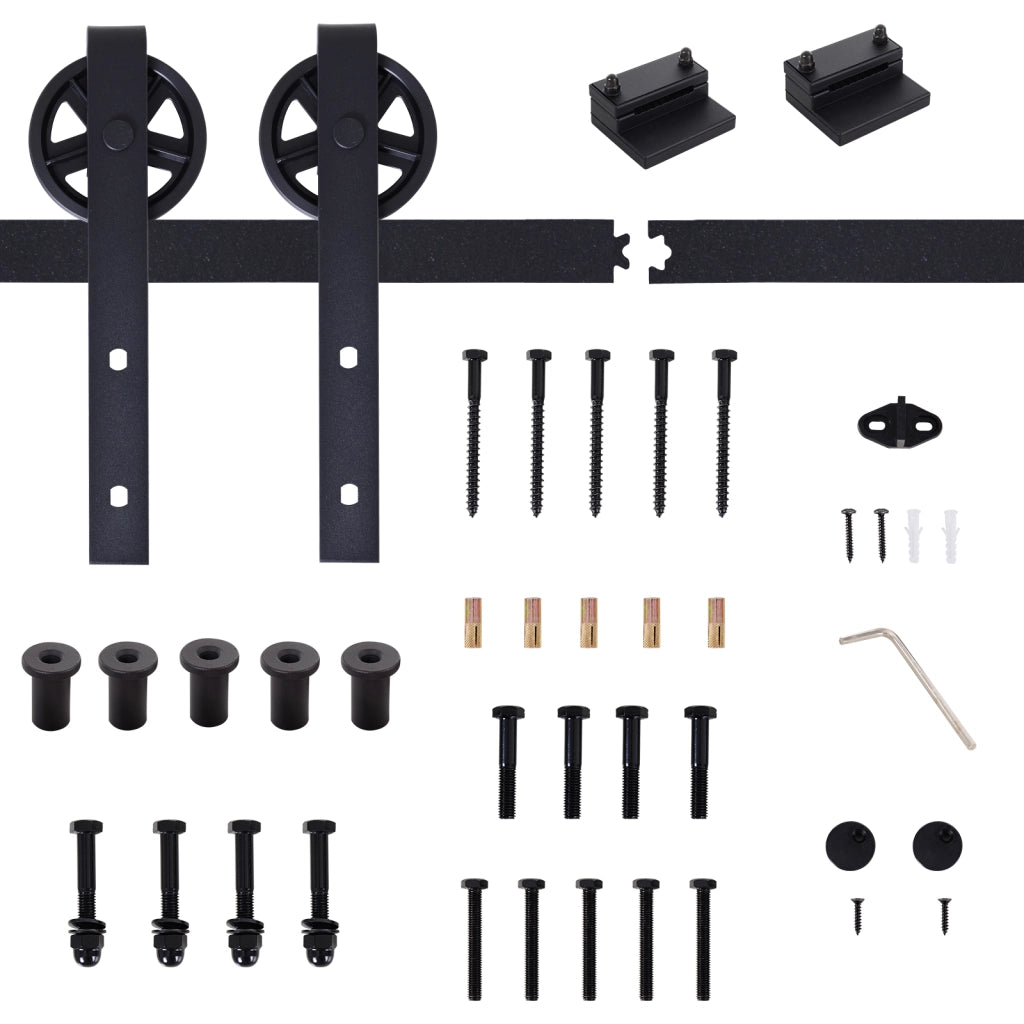 Kit Ante Scorrevoli ¨C zephmum ¨C 200 cm Legno Nero