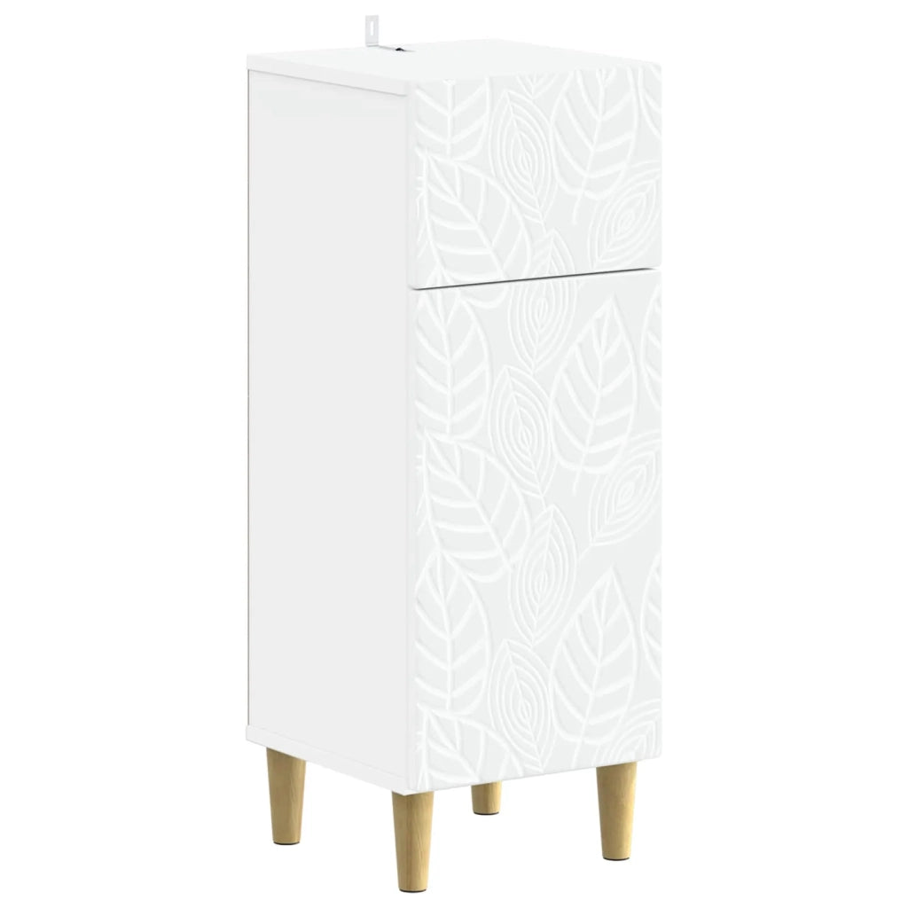 Mobiletto da Bagno DELFT Bianco 30 x 31 x 80 cm 897045