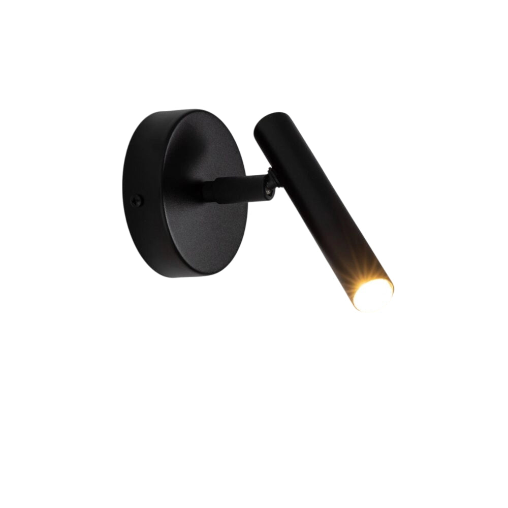 Applique moderna nera orientabile Sopel G9 3W Sigma