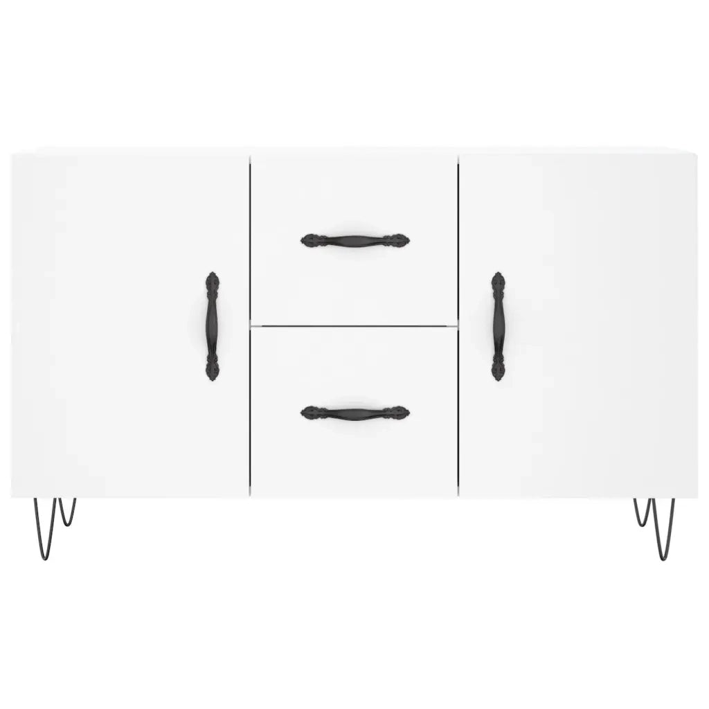 Credenza-Buffet-Armadio da cucina Bianca 100x36x60 cm in Legno Multistrato 802960