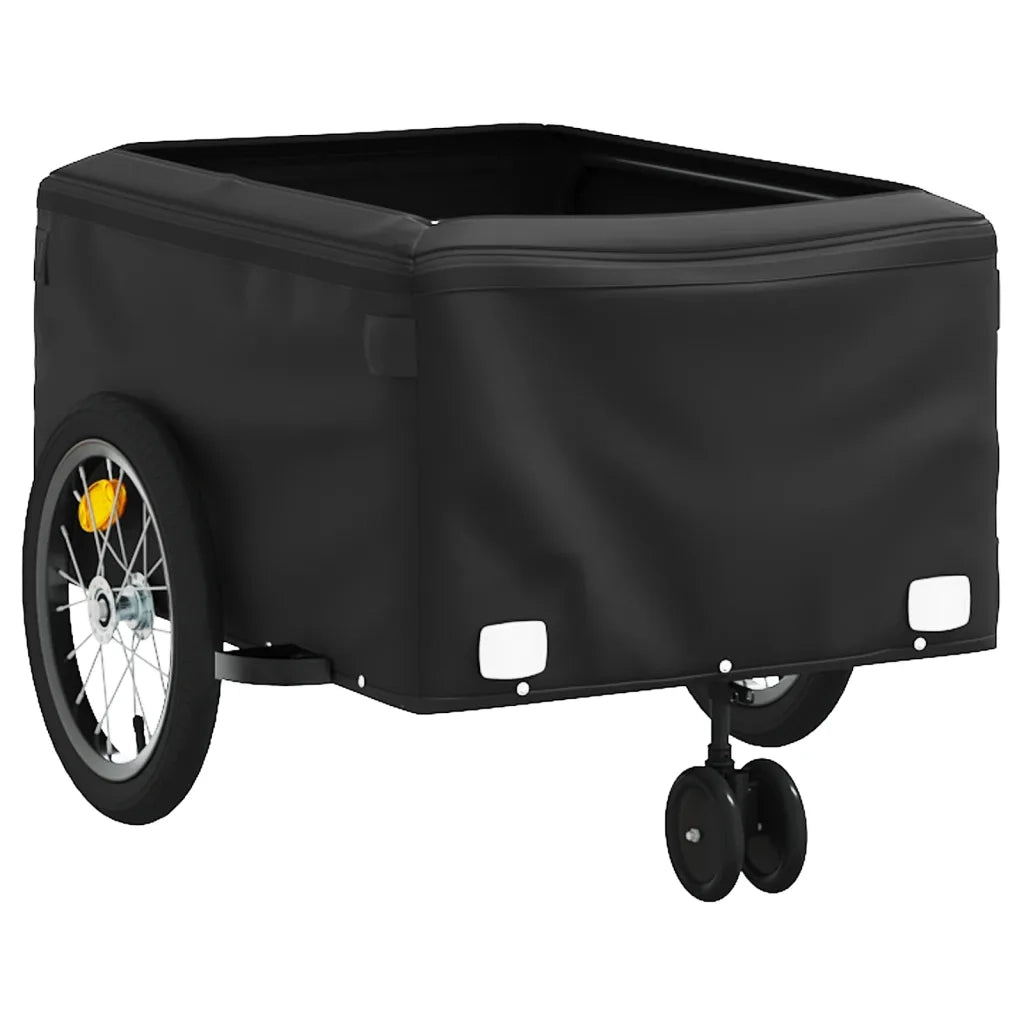 Rimorchio da Bici Nero e Blu 45 kg in Ferro CFW8432627