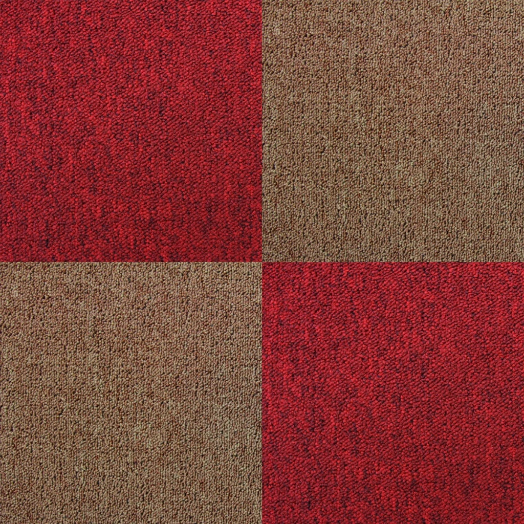 20 Quadrotte di Moquette 50x50cm Colore Antracite 5mq Dure per Casa e Ufficio