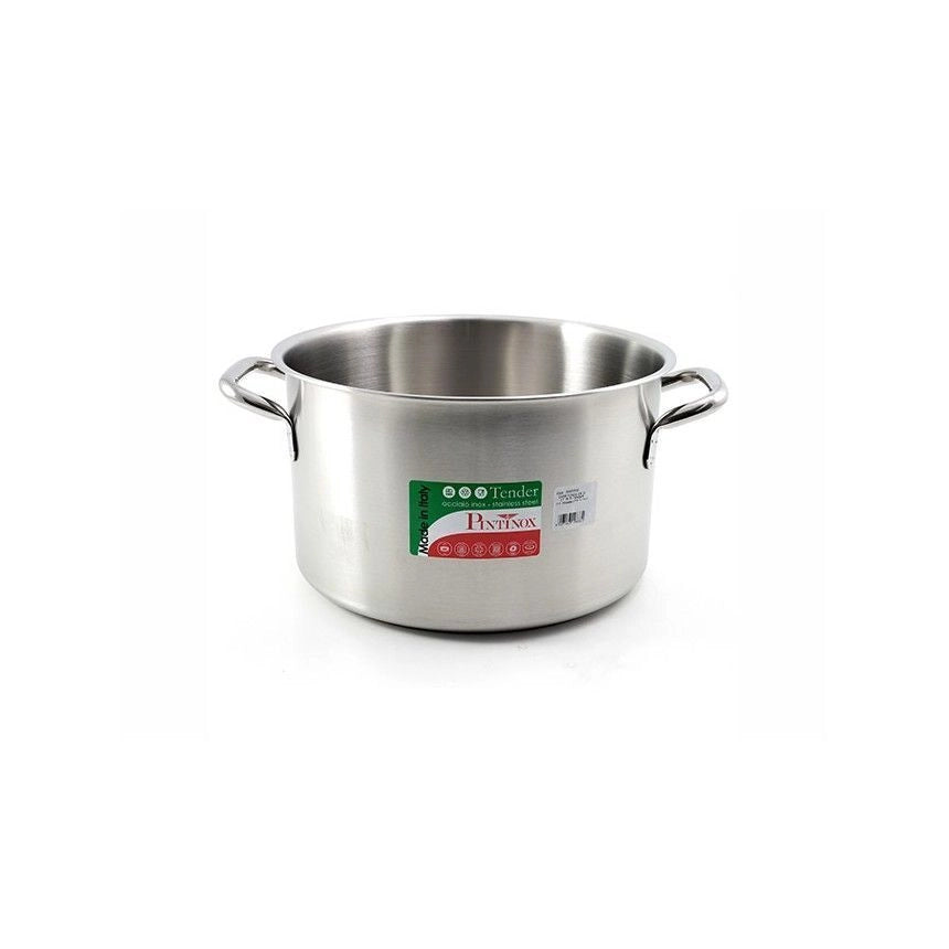 Casseruola alta per induzione con 2 manici in acciaio Inox Diametro 32