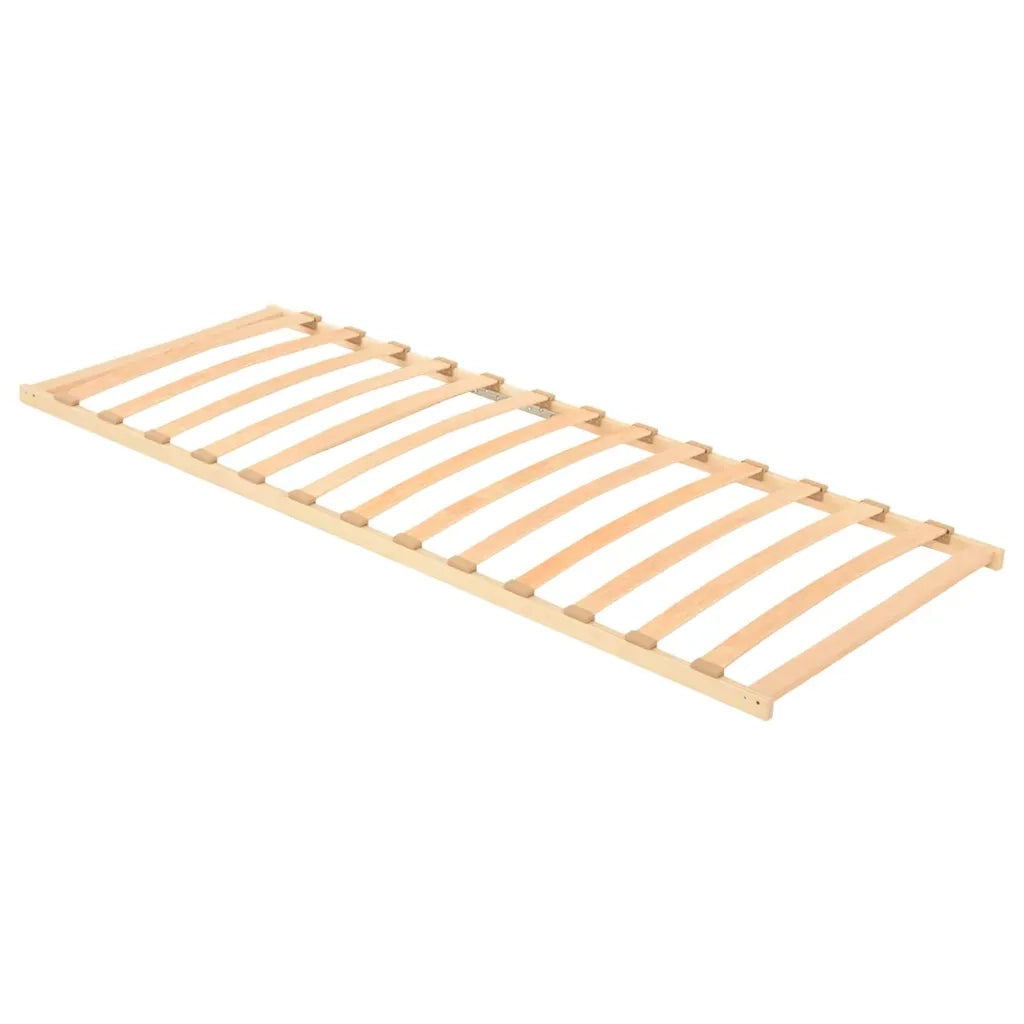 Base a doghe Marrone 80 x 190 cm Legno massello di faggio 42015277