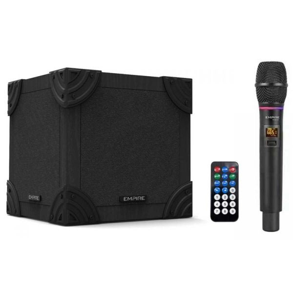 Speaker empire portatile qubo con microfono 100w micr.ice incluso - HS.MINIQUBO