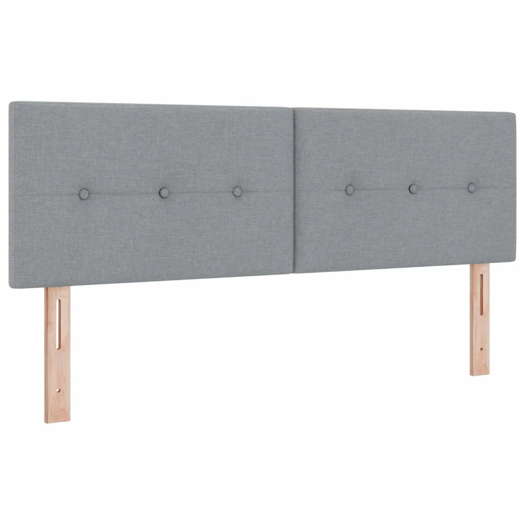 Letto box spring con materasso Grigio Chiaro 160 x 200 cm 3451503