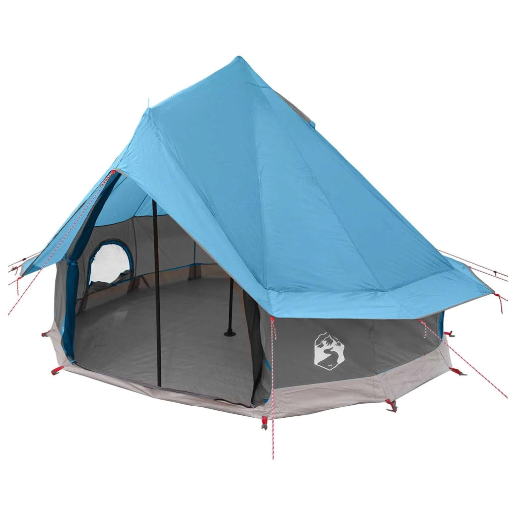 Tenda Tipi con tetto Blu 250 x 250 cm Poliestere e Acciaio 42028720