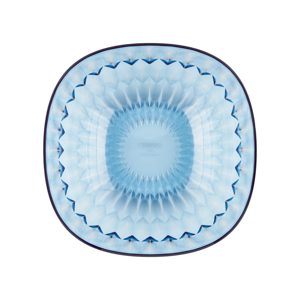 Contenitore Vanity Ø30 cm color cielo 30x30xh12,9 cm