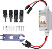 Mini Interruttore di Corrente - Interruttore di Corrente Miniatore DC 500V 32A - Sistema Fotovoltaico.
