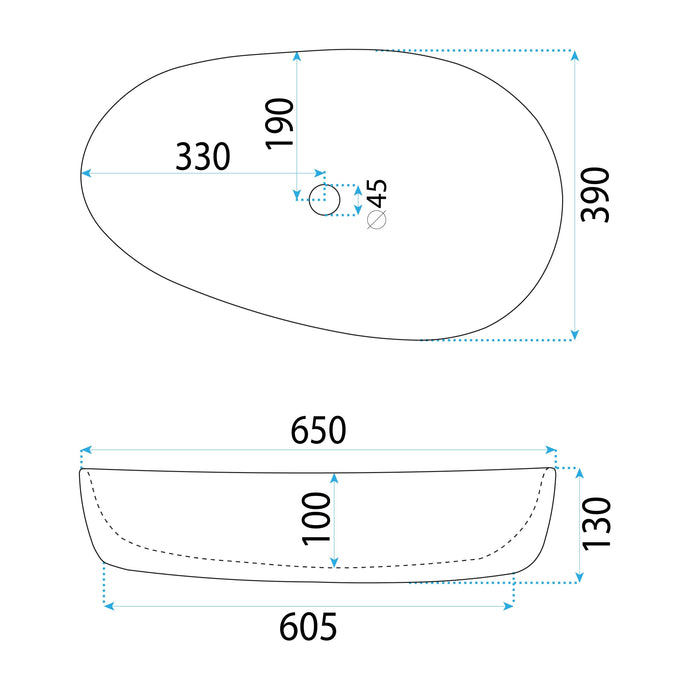 Lavabo Da Appoggio Rea Sandra
