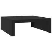 Tavolino da salotto | Tavolino da caff¨¨ | Tavolino da Soggiorno Nero 100x100x35 cm in Truciolato