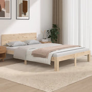 Giroletto-Struttura Letto in Legno Massello 135x190 cm Double 384981
