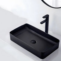 Lavabo Da Appoggio Denis Black Mat