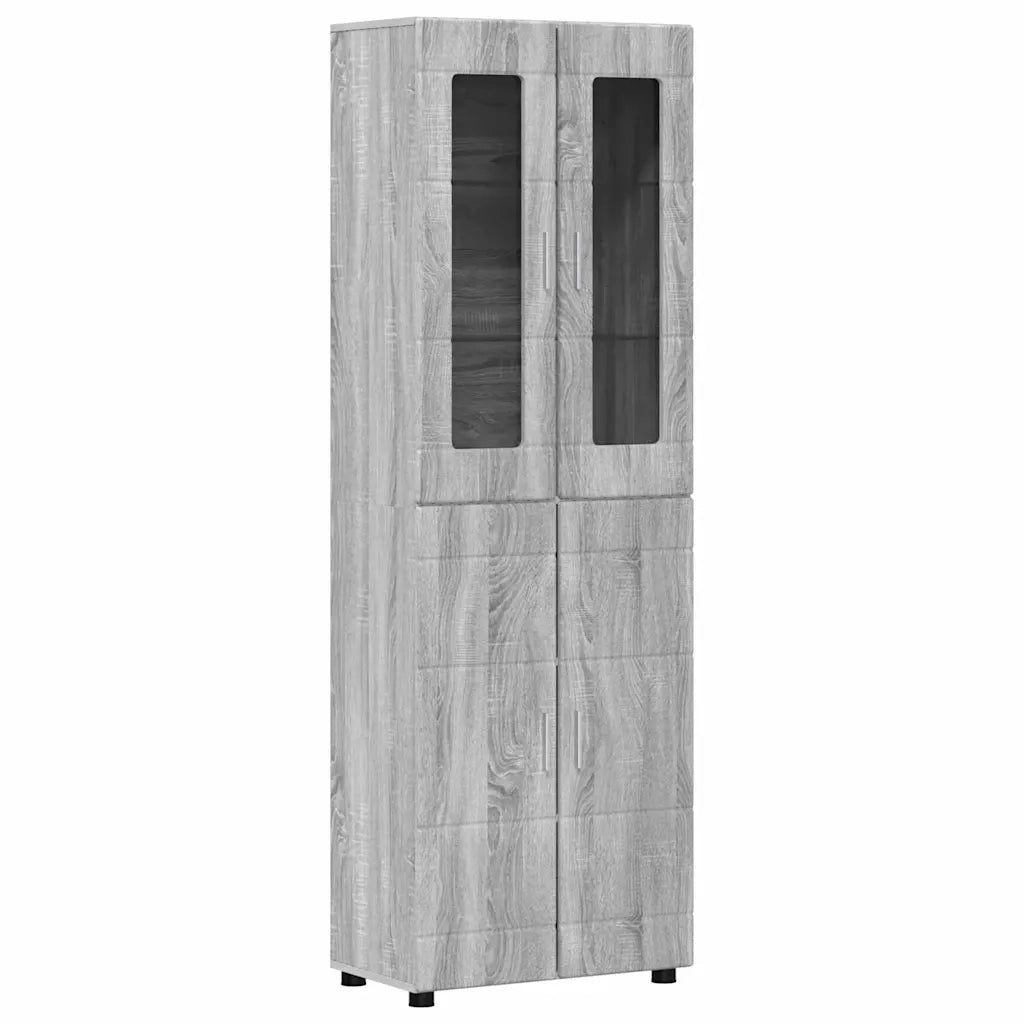 Set mobile TV FLORIN 3 pcs Grigio Sonoma Legno multistrato 3397980