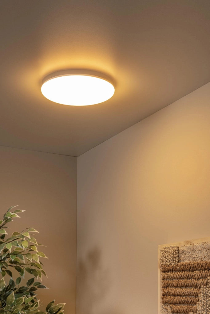 Plafoniera LED rotonda bianca CCT 24W OLSON Lucide