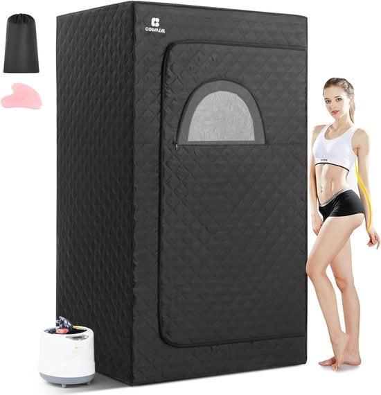 Sauna a vapore portatile per la casa - Camera di vapore personalizzata con telecomando e generatore di vapore da 1000W
