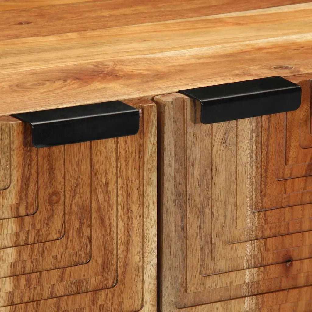 Credenza Naturale 60 x 33,5 x 75 cm Legno di Acacia Massello 4017782