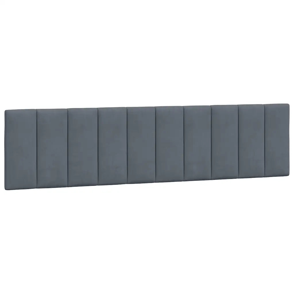 Giroletto con Luci LED Grigio Scuro 200x200 cm in Velluto