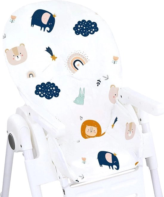 Seduta per alta sedia, cuscino per seduta, cuscino per seduta, seggiolino per bambini, universale per arcobaleno