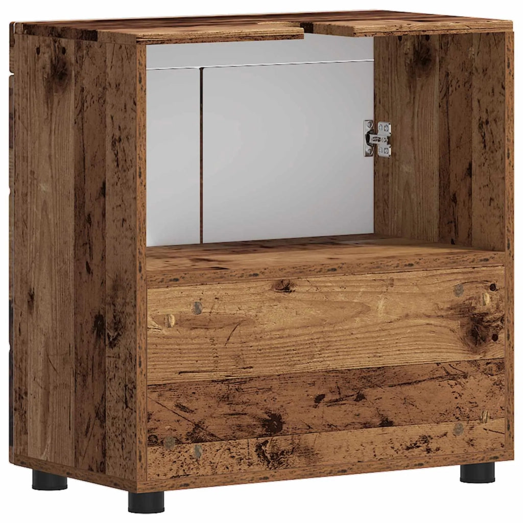 Set di Armadi da Bagno TULUM Legno vecchio 60 x 34 x 63 cm