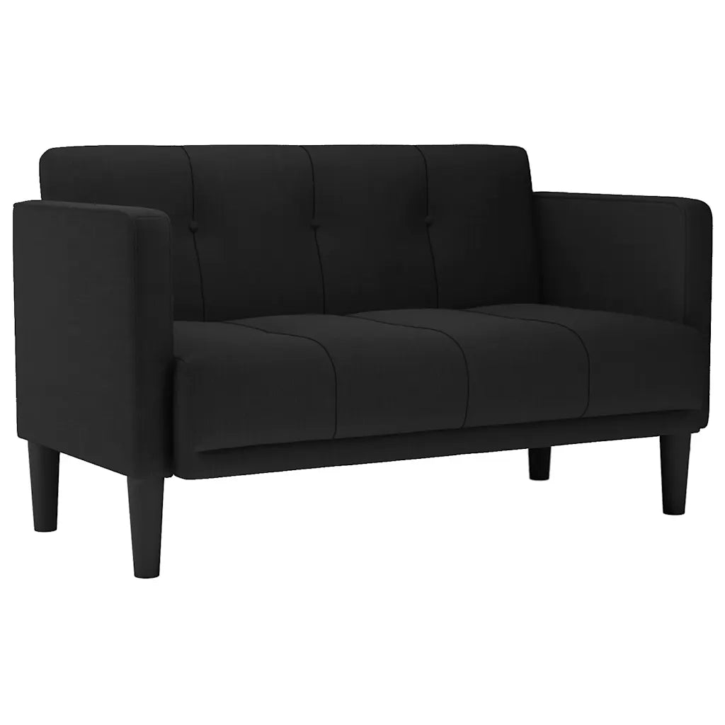 Divano Divanetto Nero 111 cm in Tessuto 4100562