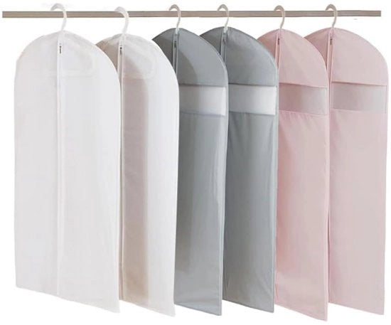 6 set di cappe per abbigliamento Select Zone 60x110cm cappotto per abbigliamento acqua resistente e resistente al vento con cerniera per abbigliamento (60x110cm)