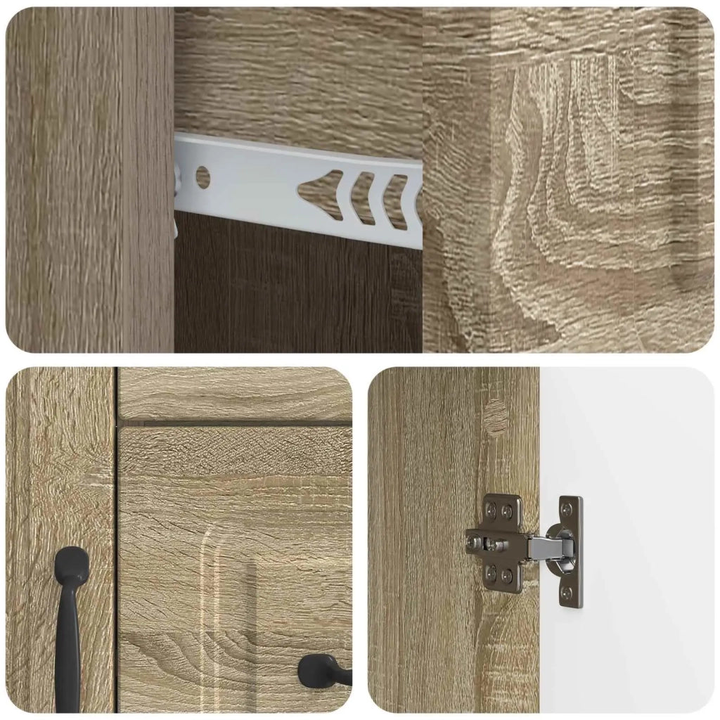 Credenza Rovere Sonoma 66 x 34,5 x 87 cm Legno ingegnerizzato