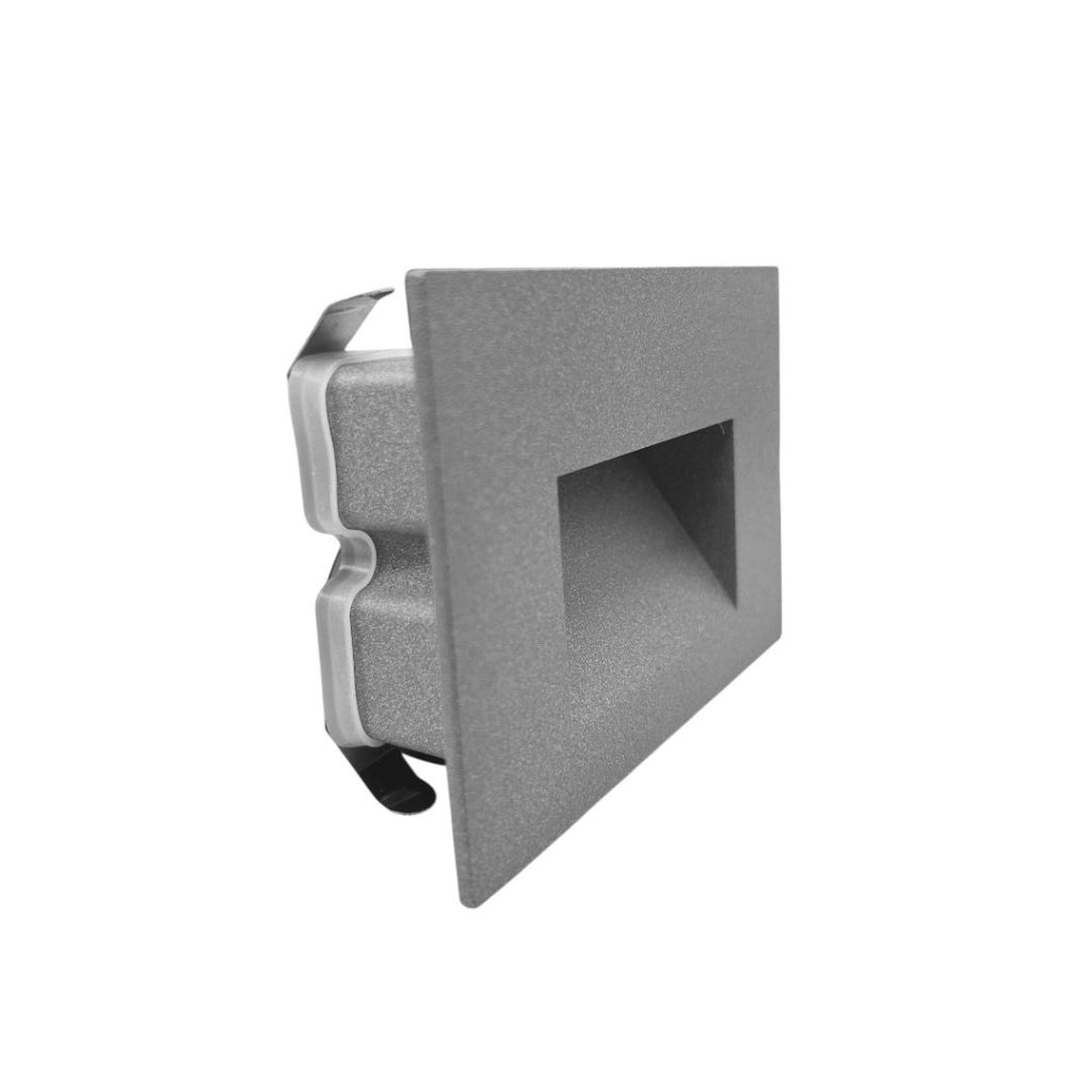 SEGNAPASSO LED GRIGIO 5W CCT SWITCH 3 TEMPERATURE COLORE - ILLUMINAZIONE LED DA ESTERNO IP65 PER SCALE GIARDINI E PASSAGGI