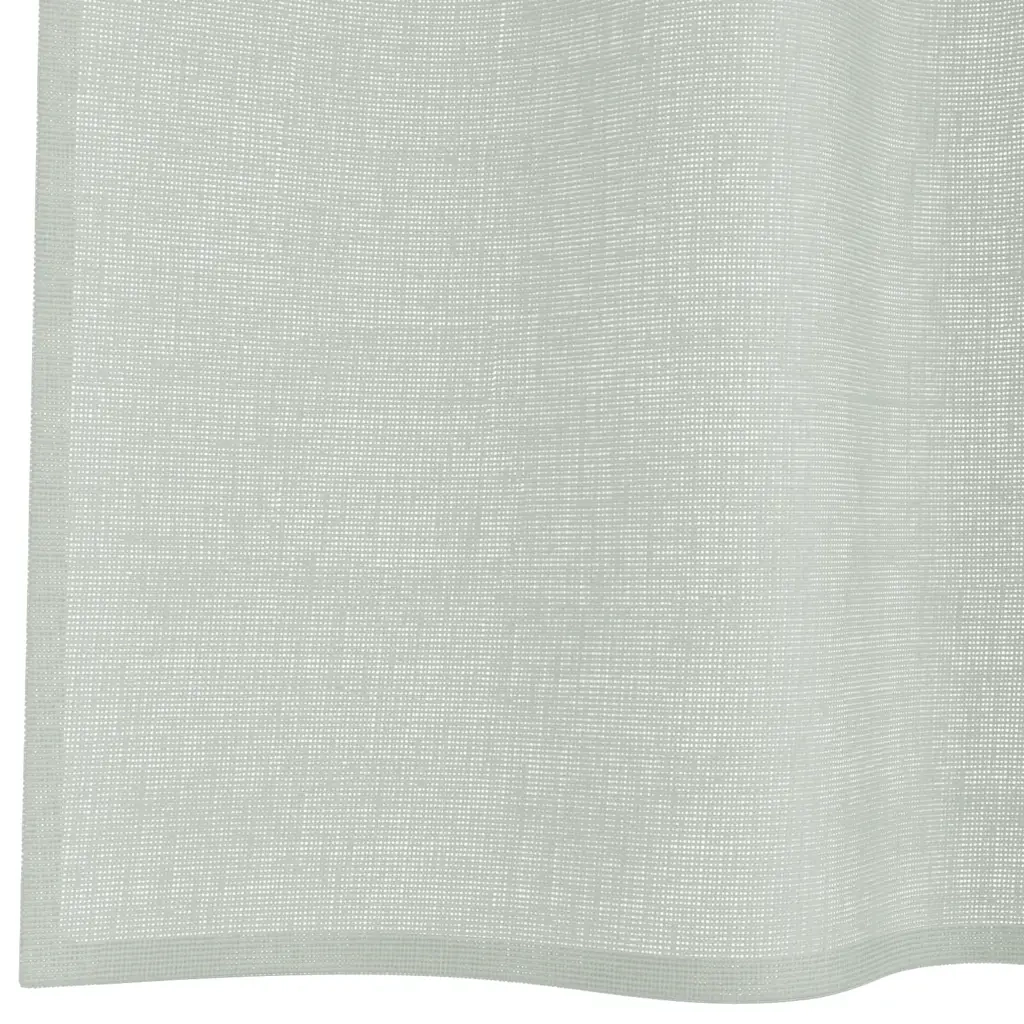 Tende in Voile con Passanti 2 pz Grigio Chiaro 140x175 cm