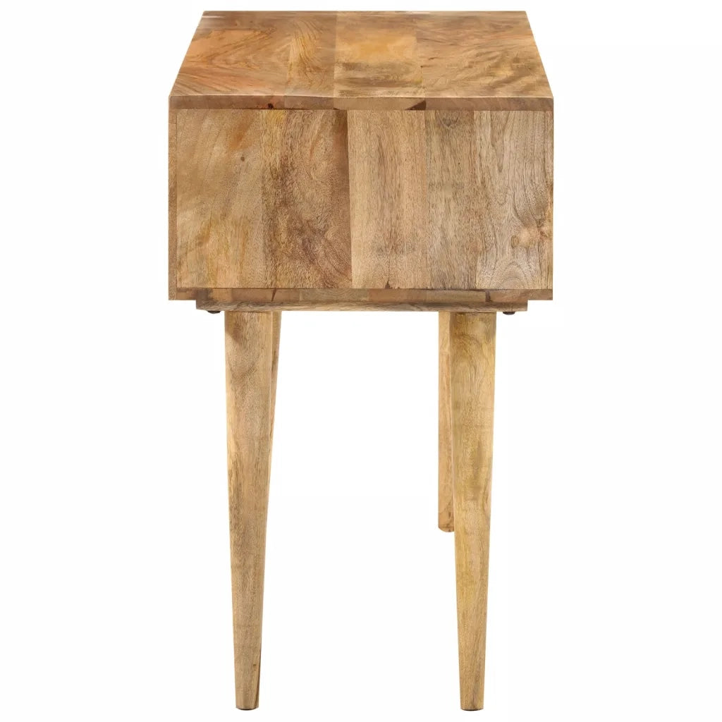 Scrivania con Cassetti 110x47x76 cm in Legno Massello di Mango