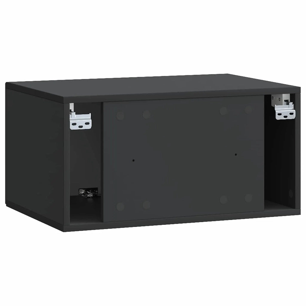 Mobile Porta TV da Muro Nero 59,5 x 41 x 30 cm 898166