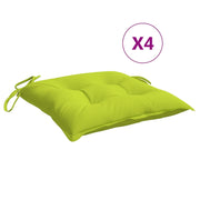 Cuscini per Pallet 4 pz | Cuscini per sedie Verde Chiaro 50x50x7 cm Tessuto Oxford