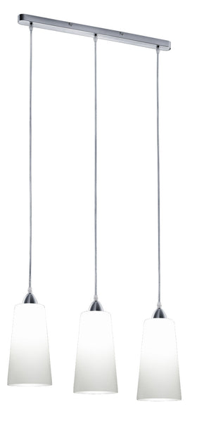 Lampada a Sospensione da Interno Attacco E27 in Metallo Nichel Opaco