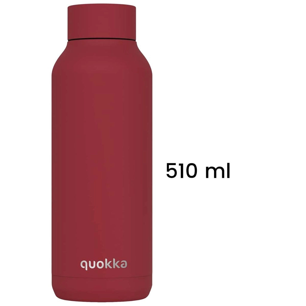 Bottiglia Termica 510 ml Inox a Doppia Parete Ermetica Rosso Quokka