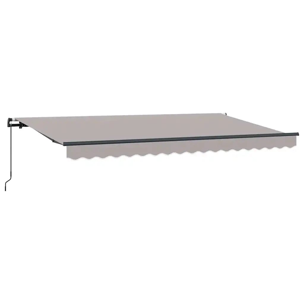vidaXL Tenda Retrattile Grigio chiaro 400 x 200 cm