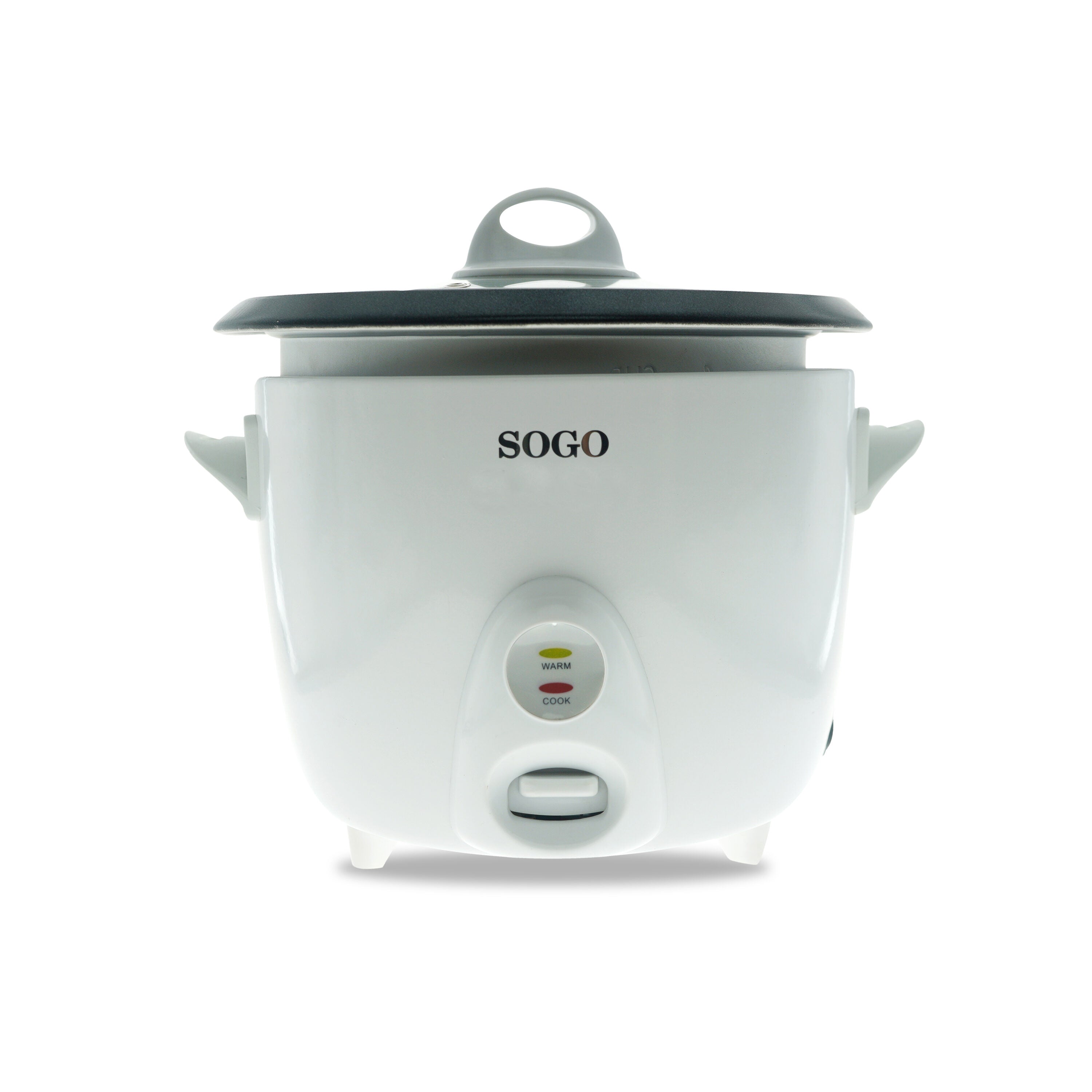 SOGO Cuociriso Elettrico 1.5L – Pentola per Riso, Cottura Automatica, Funzione Mantenimento Calore, Coperchio in Vetro, Antiaderente, 500W