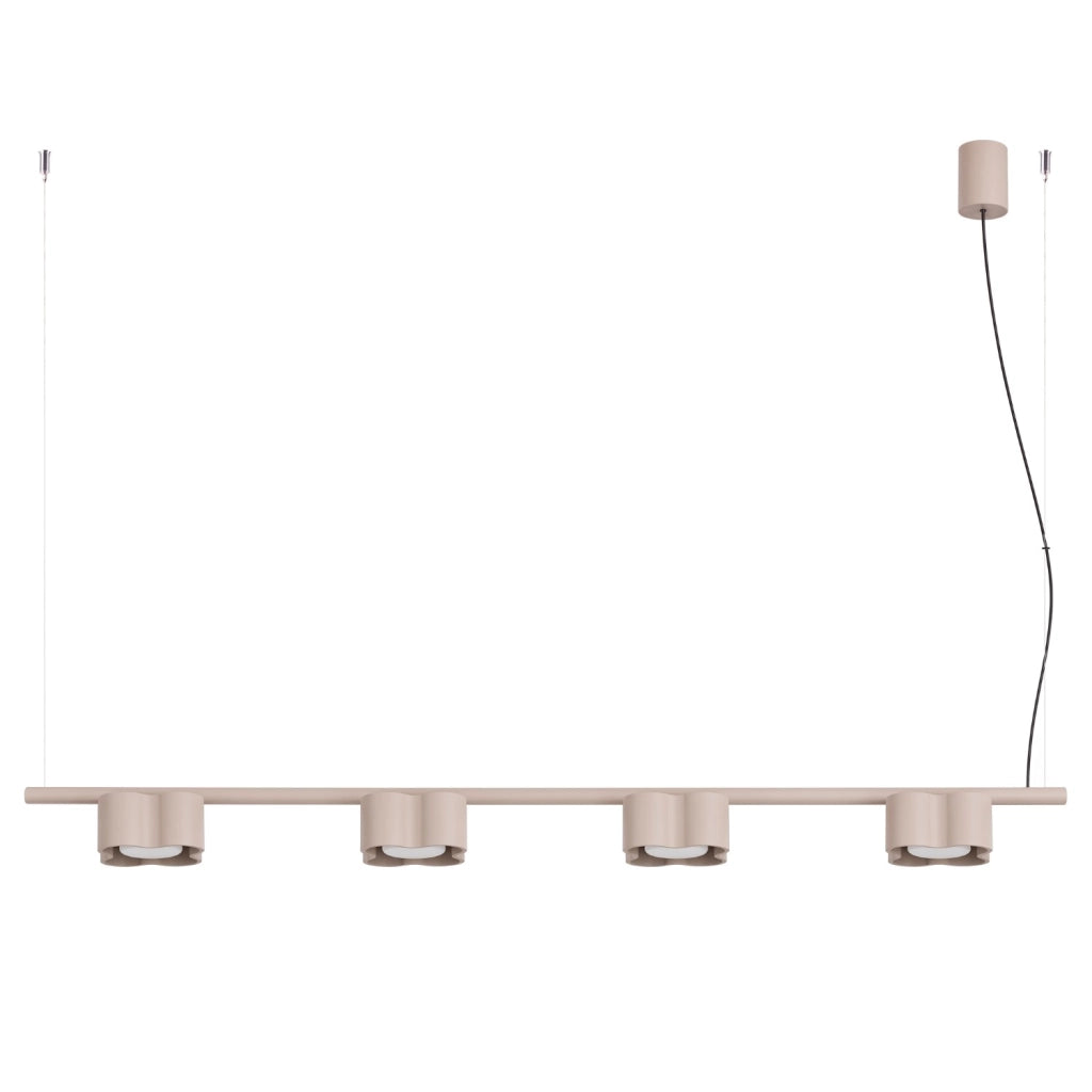 Lampadario OVIO 4 tortora Gx53