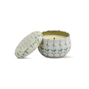 Candela in latta stampata Tulip da 56 g (2 oz) - Verbena e citronella