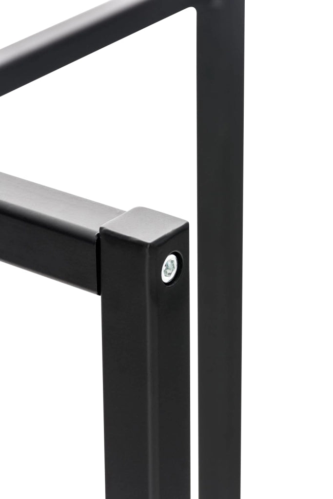 Scaffale Porta Casse di Bibite Lennert per 2 scatole,nero