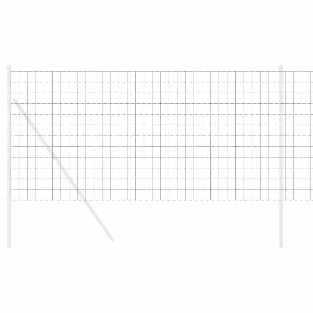 Recinzione Euro Grigio 1,4 x 10 m Ferro rivestito in PVC 42004503
