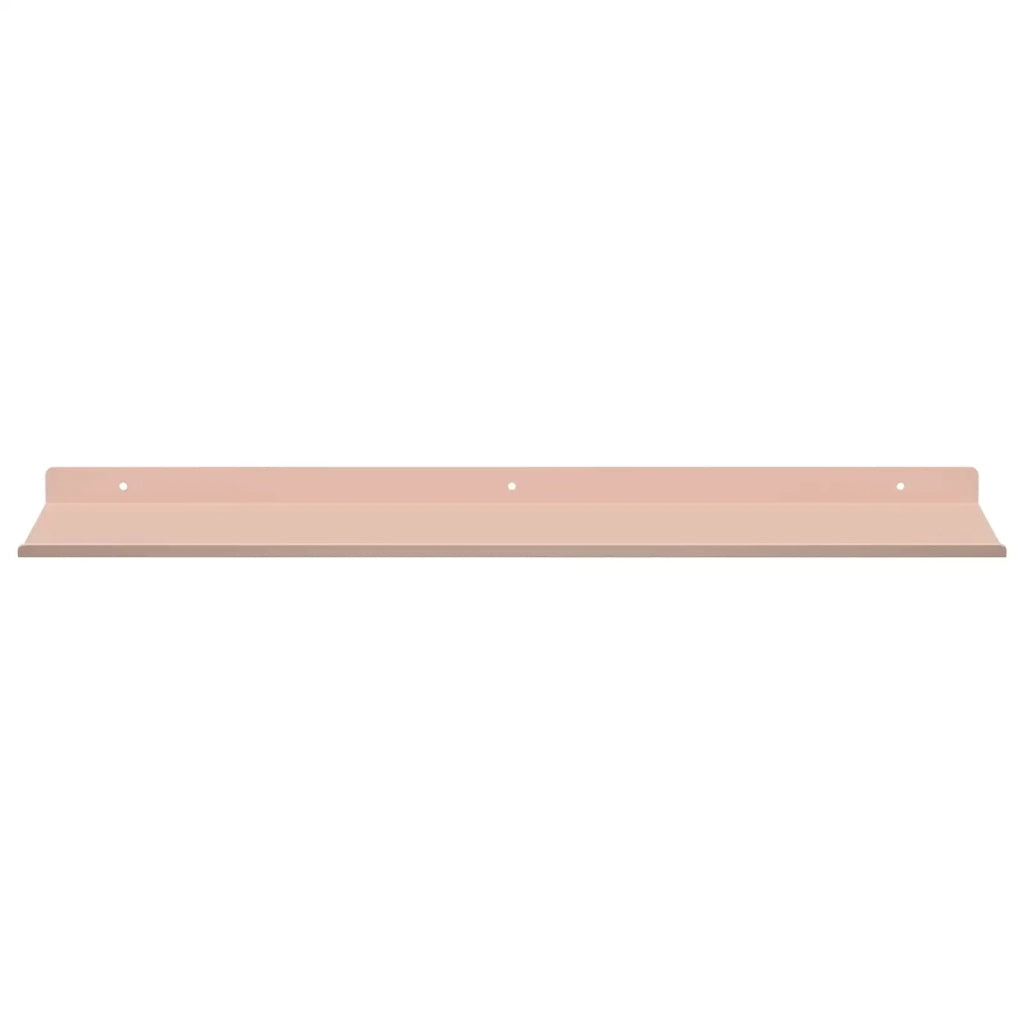 Mensola sospesa 4 pcs Rosa 60 x 18 x 2,5 cm Acciaio 8004023