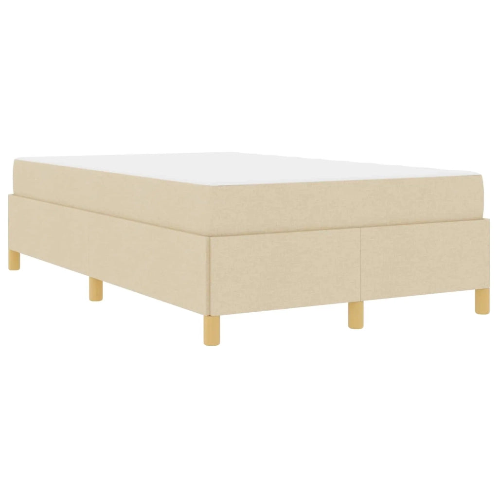 Struttura del letto con materasso Crema 120 x 200 cm Tessuto 3398932