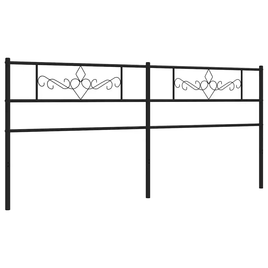 Testiera di Ricambio in Metallo Nero 200 cm 355305