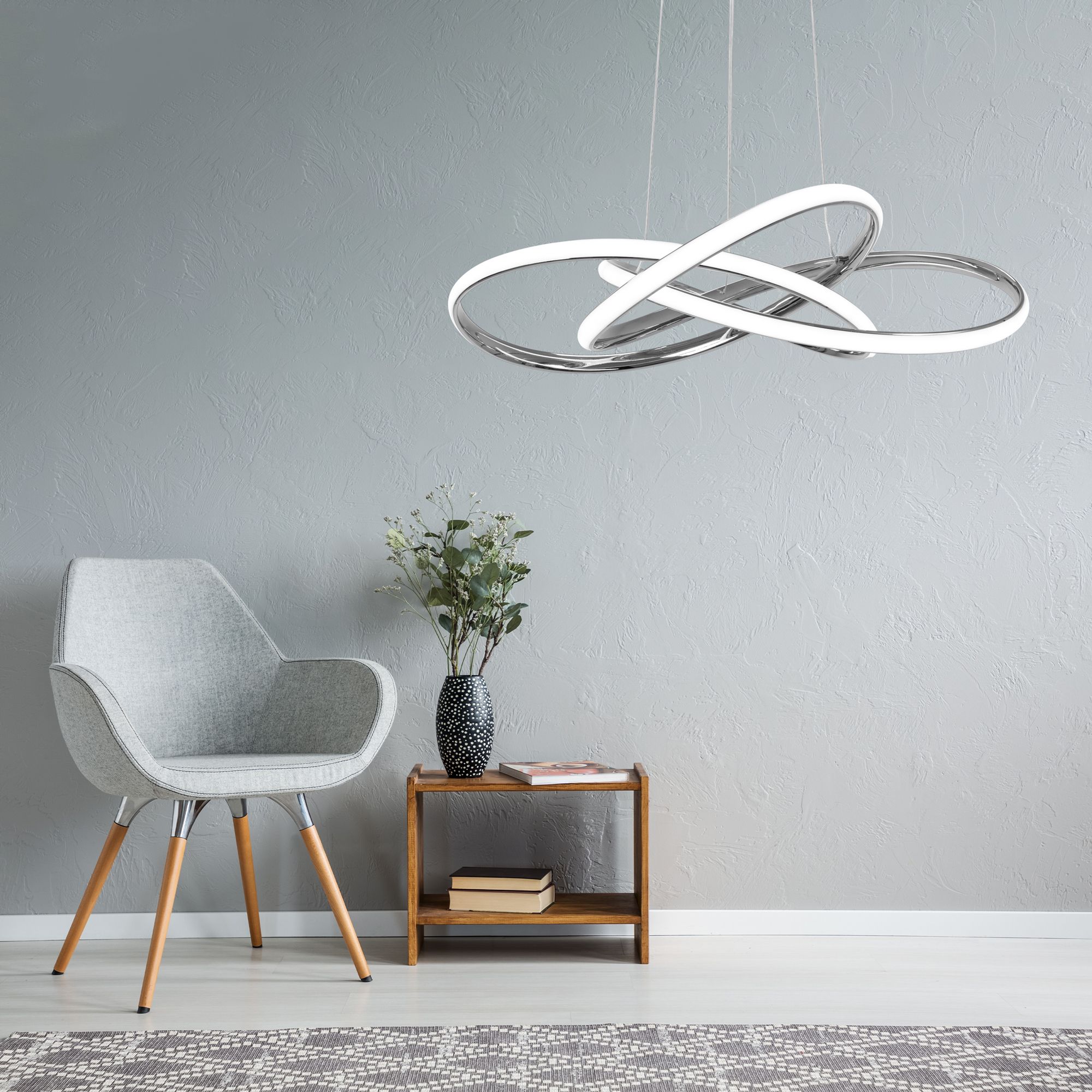 Lampada Led App816-cp Node Chrom